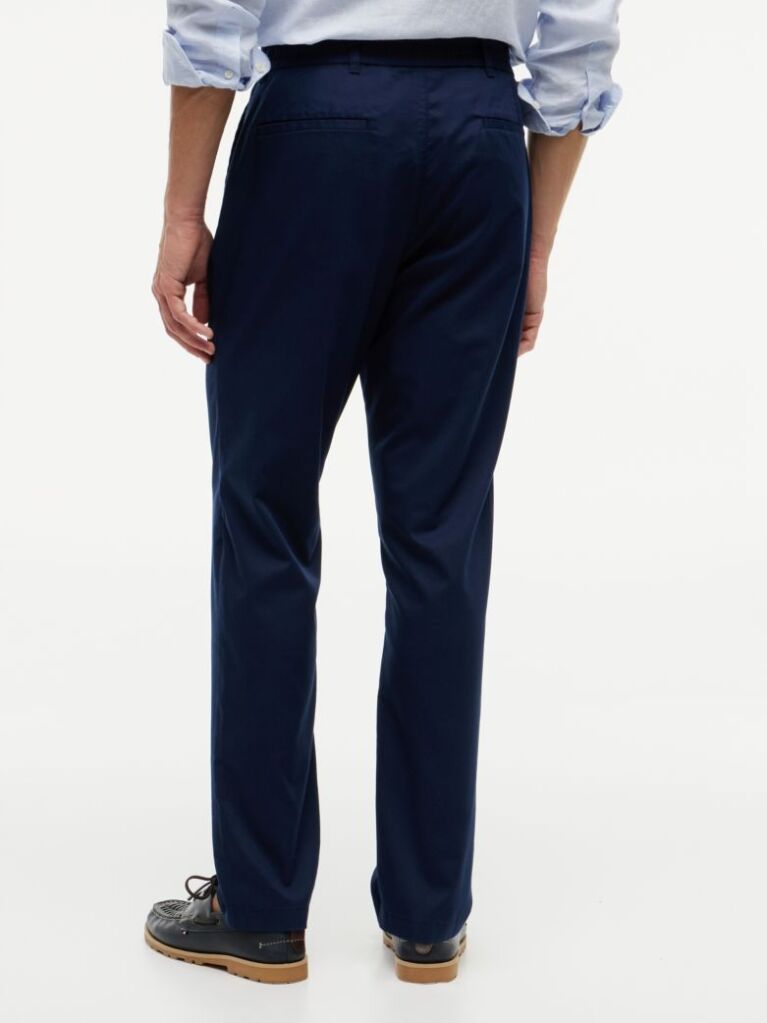 Blue Dover Elasticated Regular Twill Chinos  Men