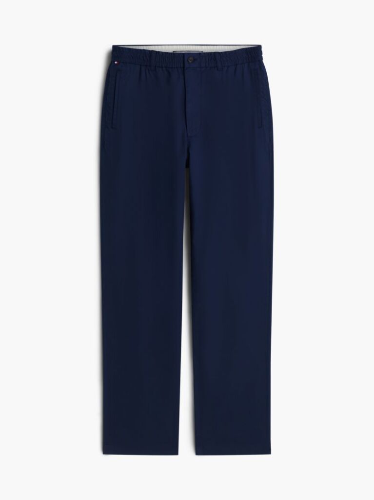 Blue Dover Elasticated Regular Twill Chinos  Men