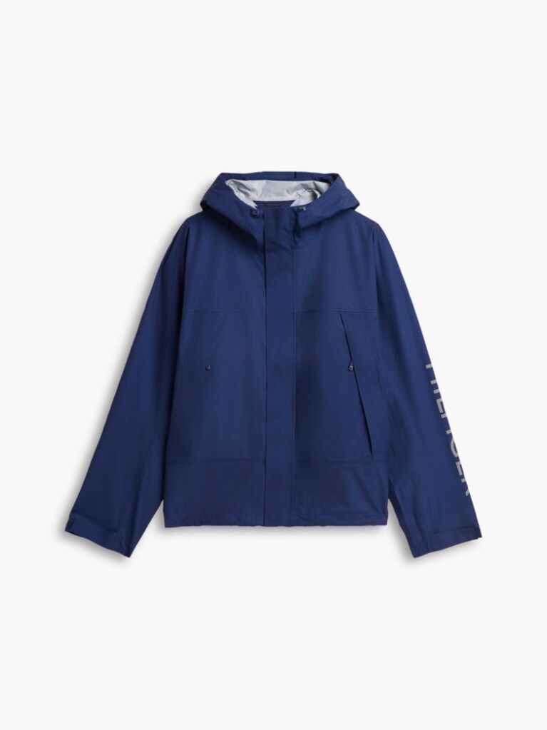 Blue Performance Print Water Resistant Ripstop Jacket  Men