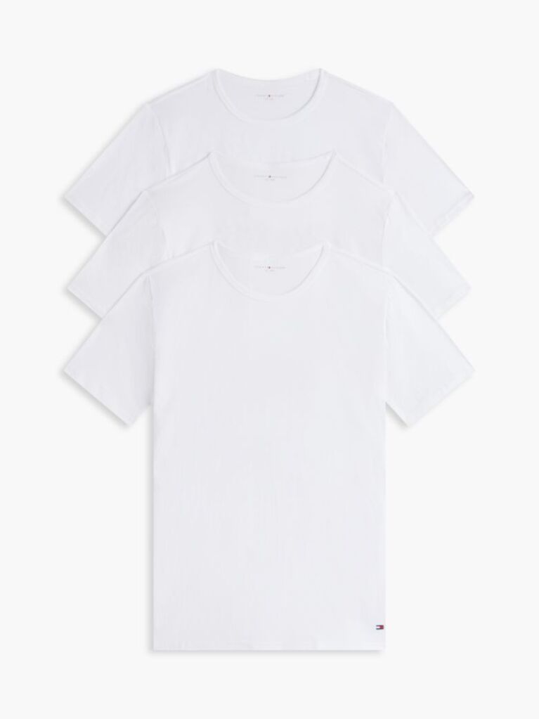 Άσπρο Essential Σετ Με 3 T-Shirts  Άνδρες