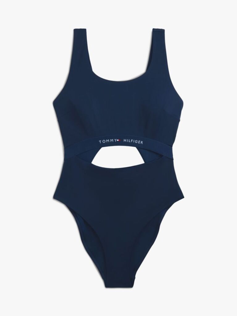 Blue Original Cutout Swimsuit  Women