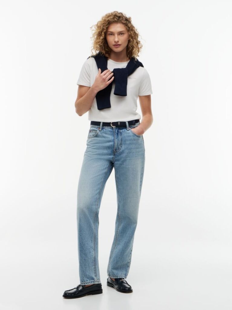 Άσπρο 1985 Collection T-Shirt Με Κλασική Λαιμόκοψη  Γυναίκες