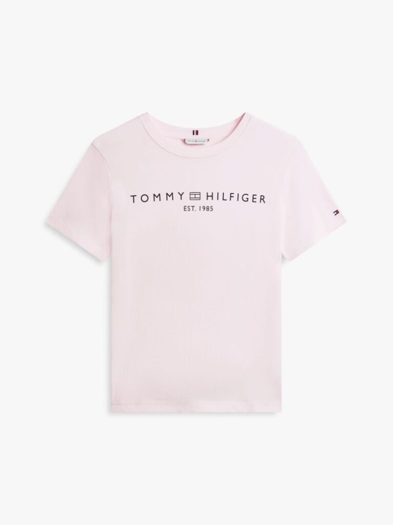 Ροζ T-Shirt Με Κλασική Λαιμόκοψη Και Λογότυπο  Γυναίκες