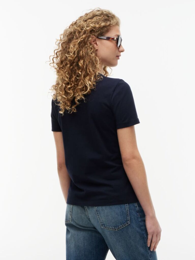 Μπλε T-Shirt Με Λογότυπο  Γυναίκες