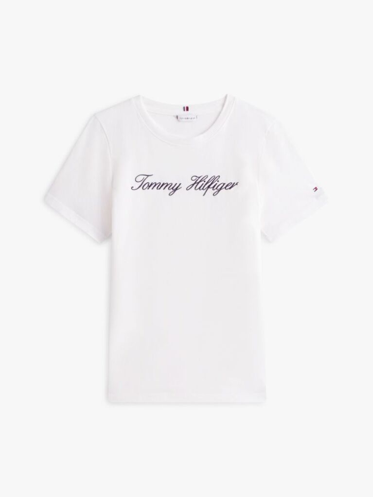 Άσπρο T-Shirt Με Λογότυπο  Γυναίκες