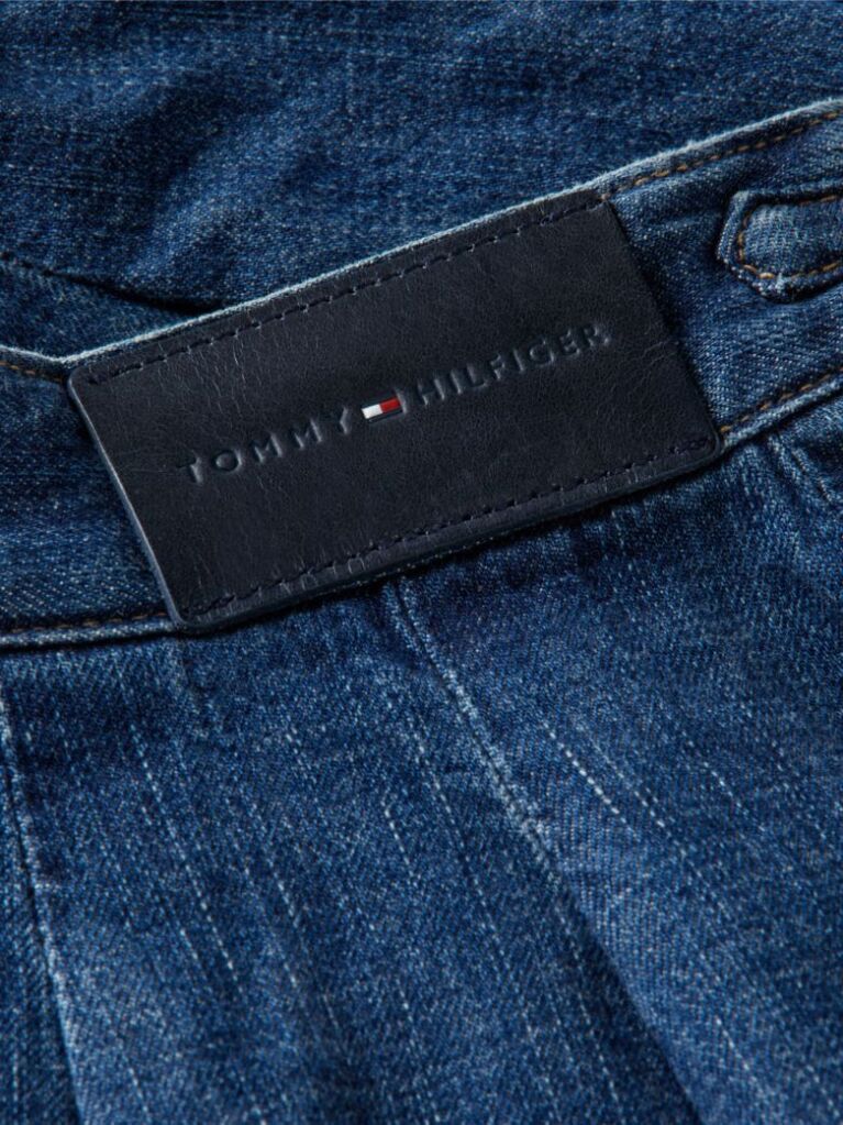 Μπλε Denim Φούστα Midi Με Πιέτες  Γυναίκες