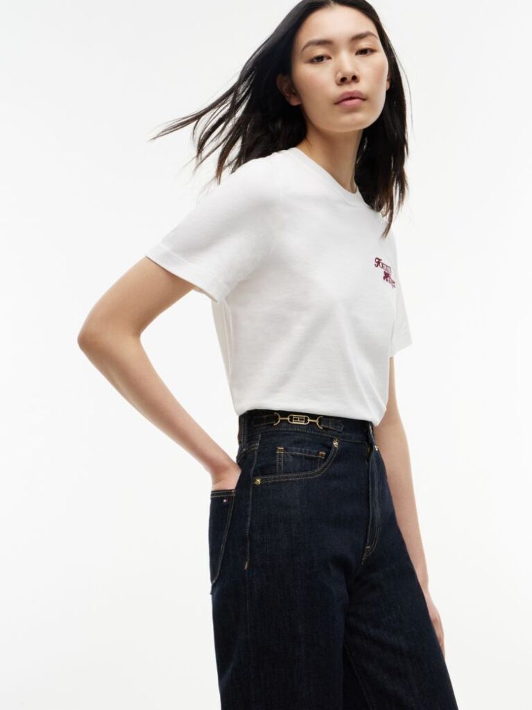 Blue Jackie High Rise Tapered Ankle Jeans  Women