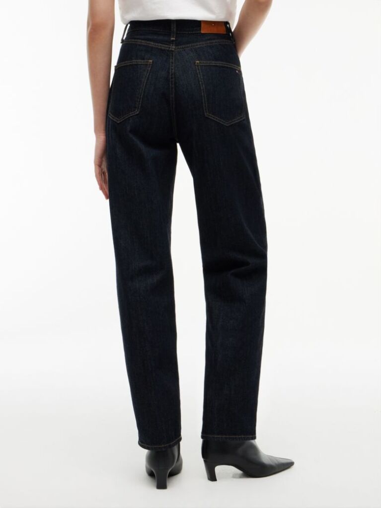 Blue Jackie High Rise Tapered Ankle Jeans  Women