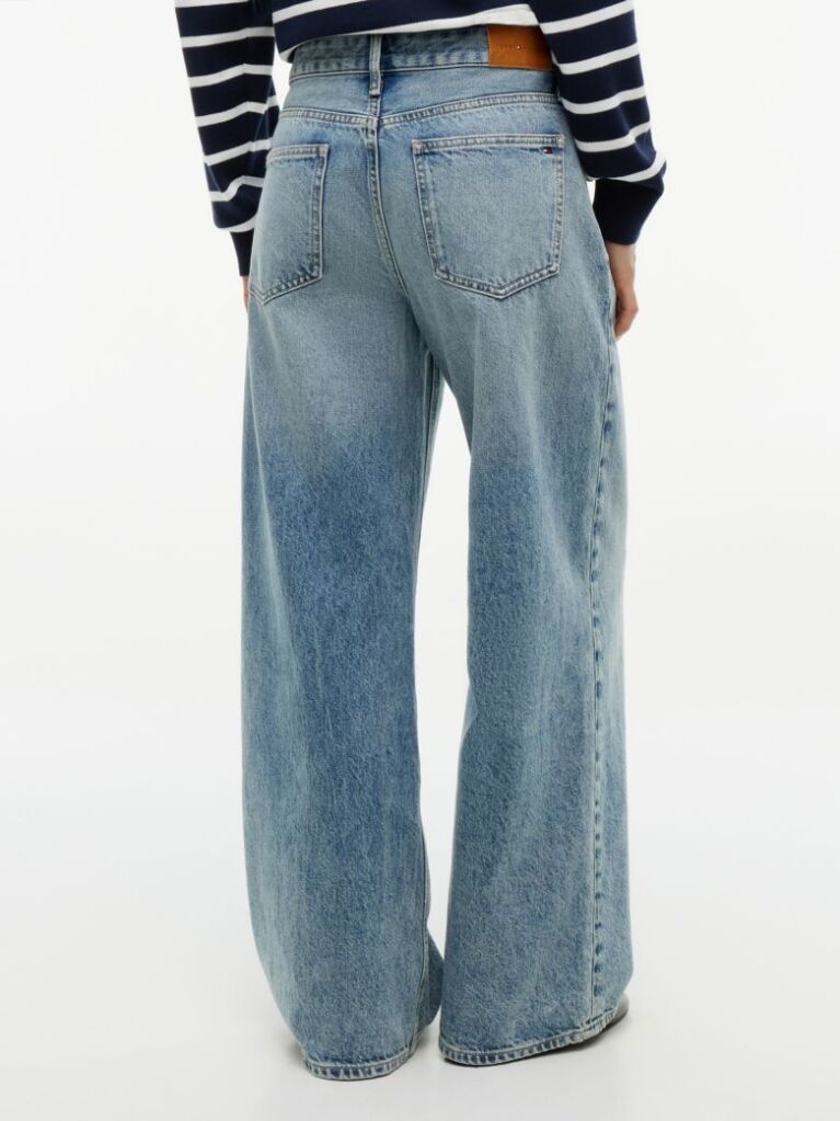 Blue Nola Low Rise Straight Faded Jeans  Women