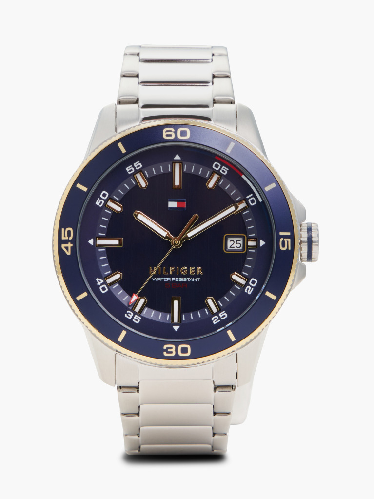 Blue Stainless Steel Watch  Men
