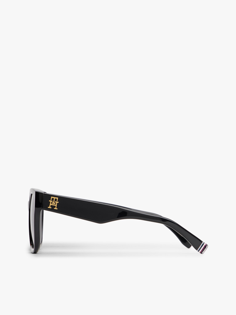 Μαύρο TH Monogram Γυαλιά Ηλίου Τετράγωνα Με Polarised Φακό  Γυναίκες