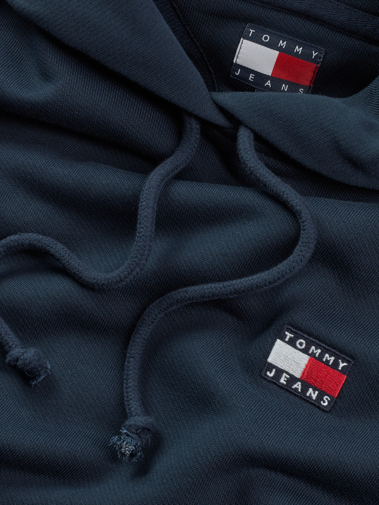Μπλε Hoody Σε Boxy Γραμμή  Γυναίκες