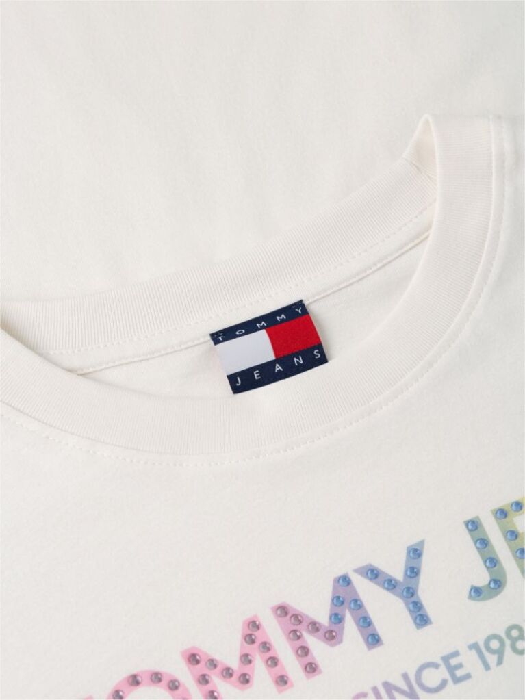 Άσπρο Oversized Βαμβακερό T-Shirt Με Ξεθωριασμένο Φινίρισμα  Γυναίκες