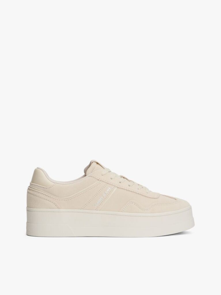 Μπεζ The Greenwich Σουέτ Sneakers Με Flatform  Γυναίκες