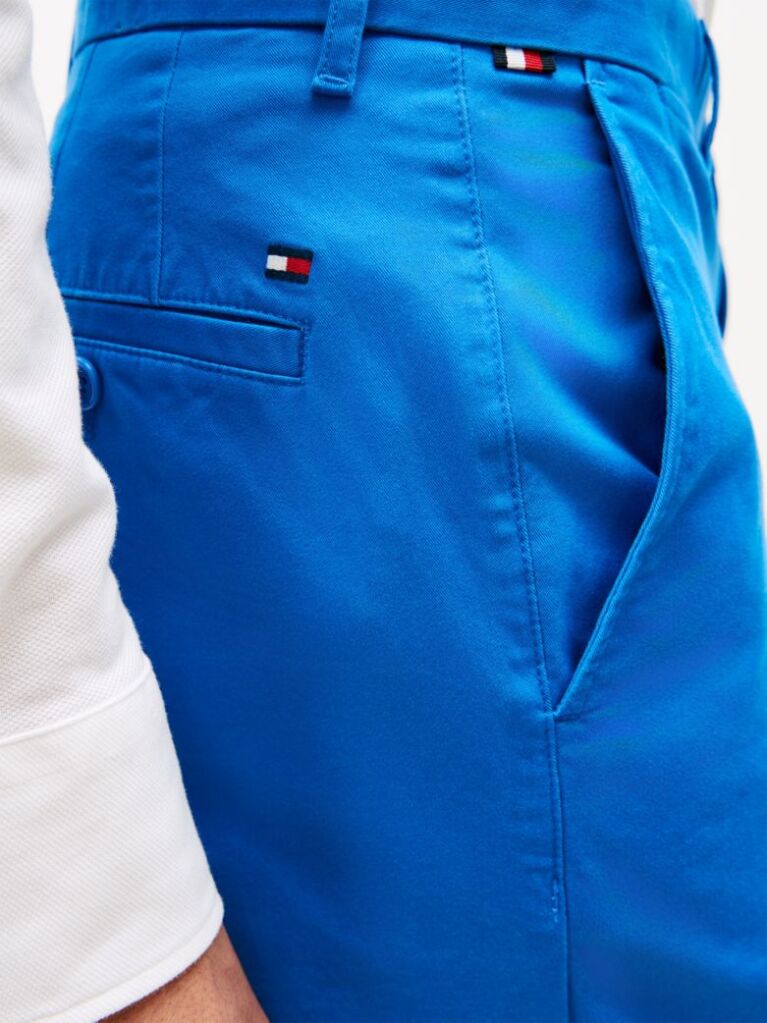 Blue Dover Twill Chino Bermuda Shorts  Men
