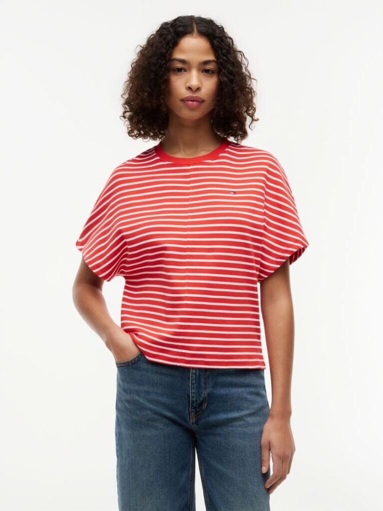 Multi T-Shirt Με Κλασική Λαιμόκοψη Και Μανίκι Batwing  Γυναίκες