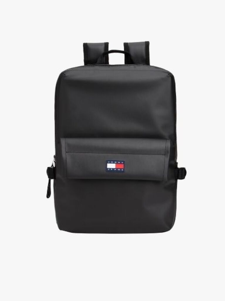 Black Elevated Backpack  Men