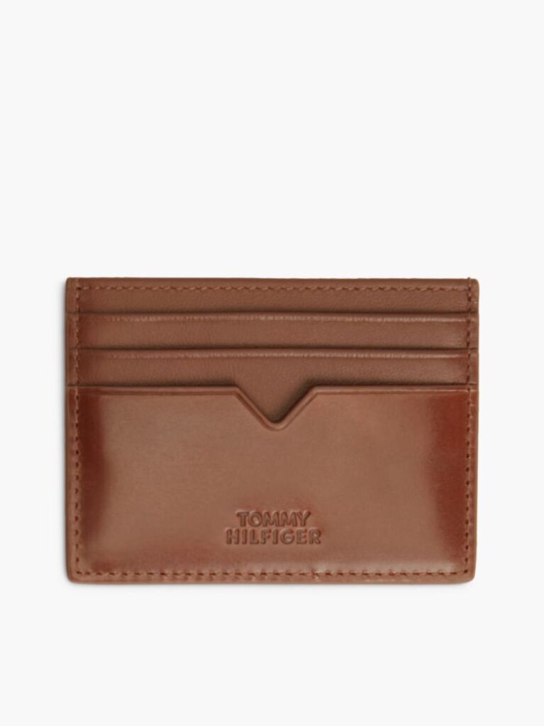 Brown Leather Card Holder And Key Fob Gift Box  Men