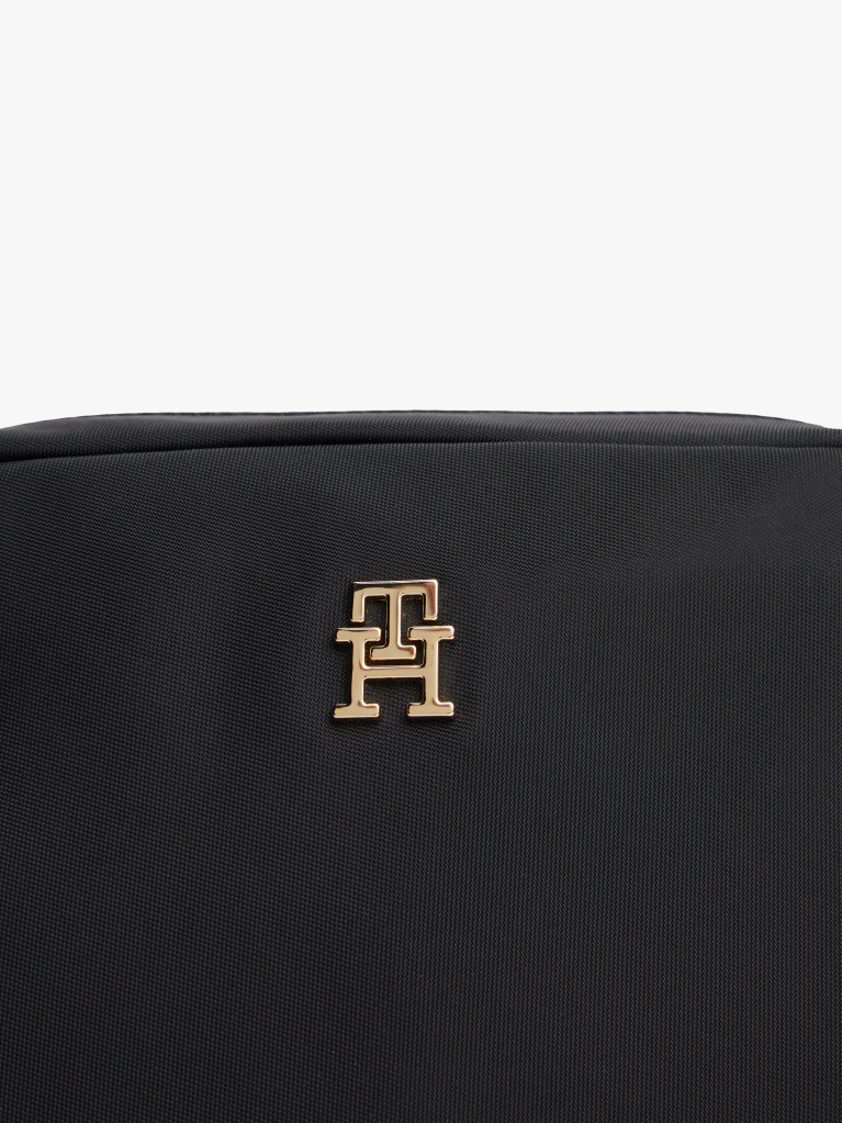 Black Webbing Crossbody Camera Bag  Women