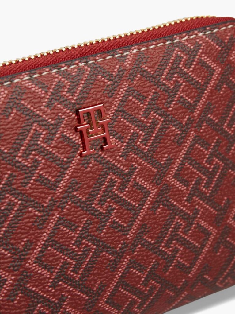 Κόκκινο TH Monogram Σετ Δώρου Με Πορτοφόλι Με Φερμουάρ  Γυναίκες