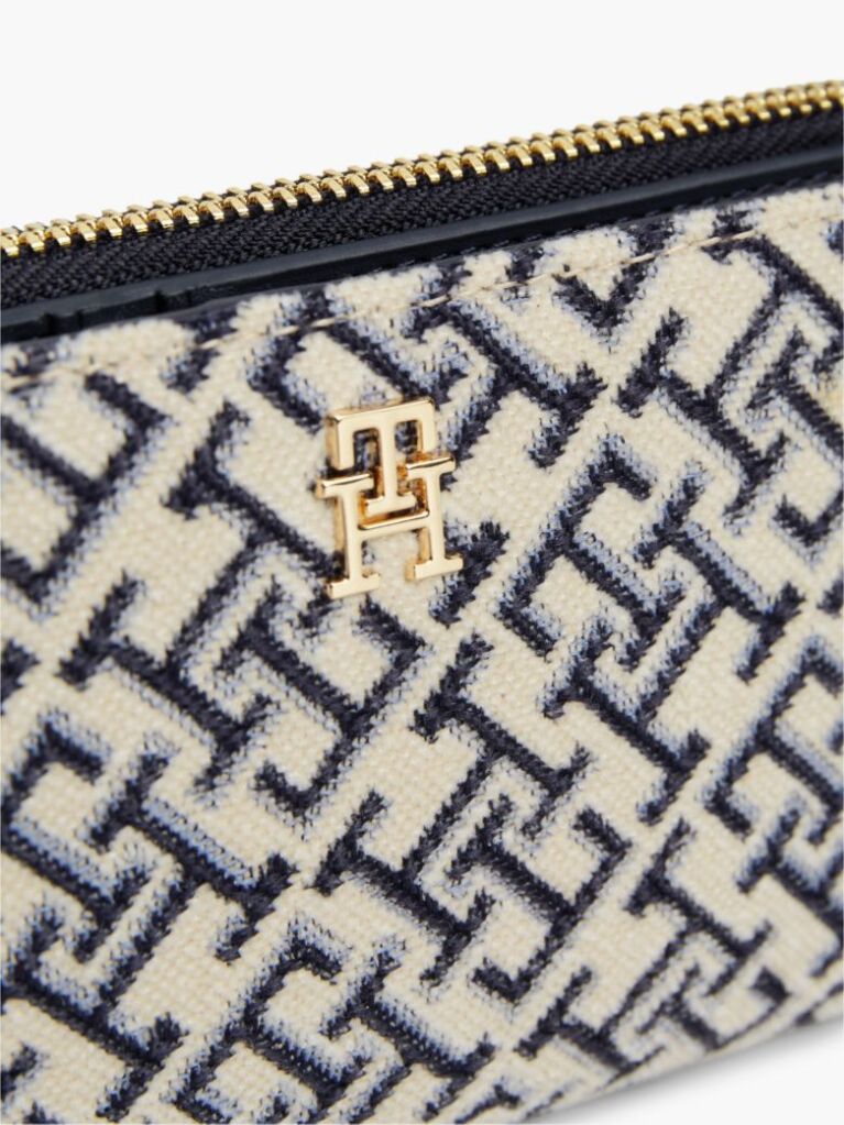 Blue Hilfiger Icon Jacquard Bifold Wallet  Women