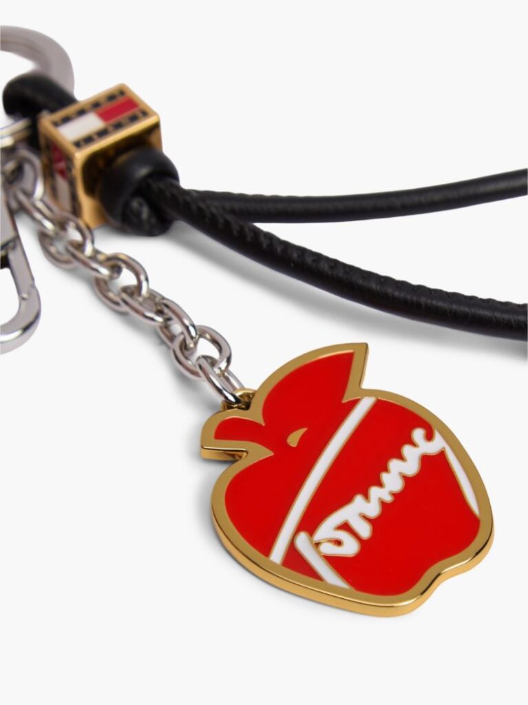 Multi Signature Logo Apple Charm  Women