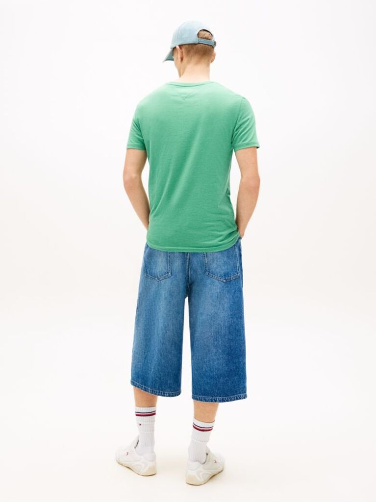 Green Heathered Extra Slim T-Shirt  Men