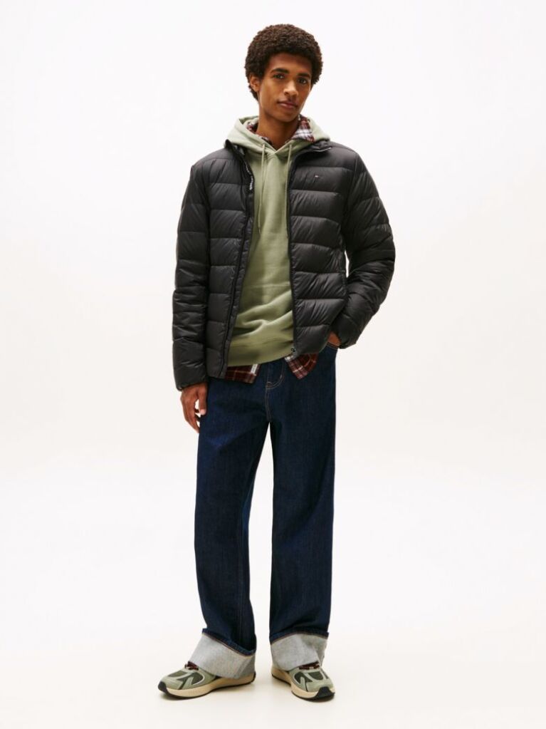 Black Lightweight Water Repellent Jacket  Men