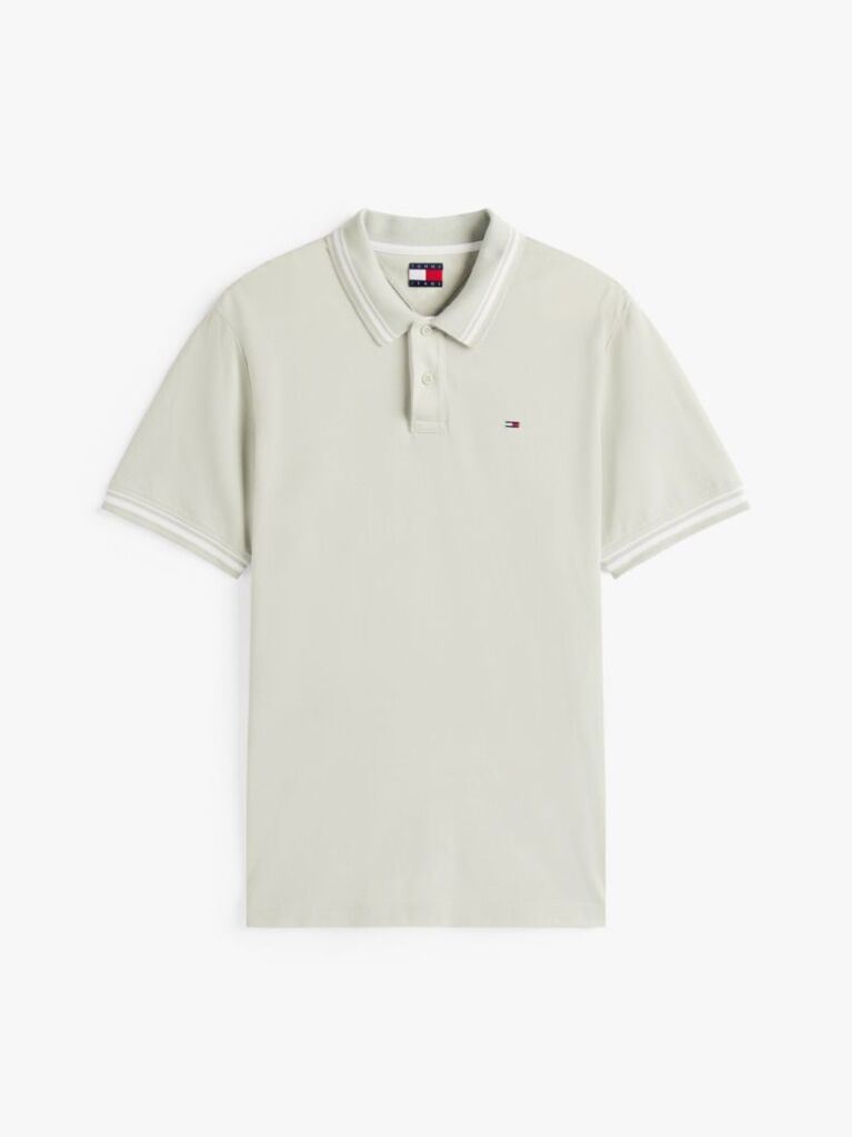 Green Tipped Regular Fit Polo Shirt  Men