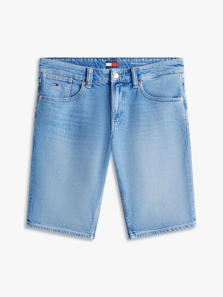 Denim Ronnie Τζιν Βερμούδα Σε Στενή Γραμμή Με Εφέ Ξεθωριασμένου  Άνδρες