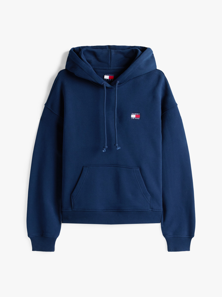 Μπλε Hoody Σε Boxy Γραμμή  Γυναίκες