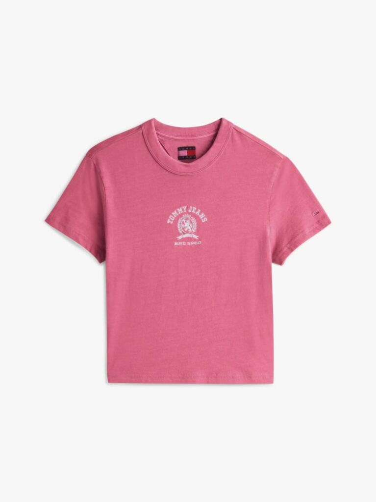 Μωβ Varsity T-Shirt Σε Κανονική Γραμμή  Γυναίκες