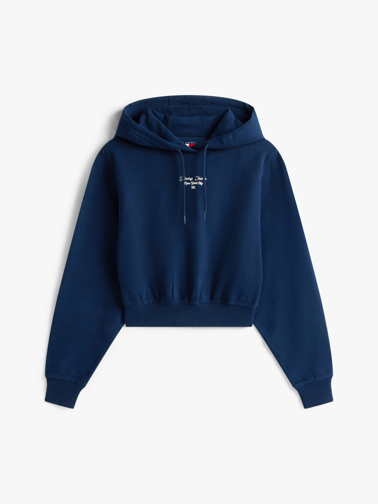 Blue Essential Logo Hoodie  Women