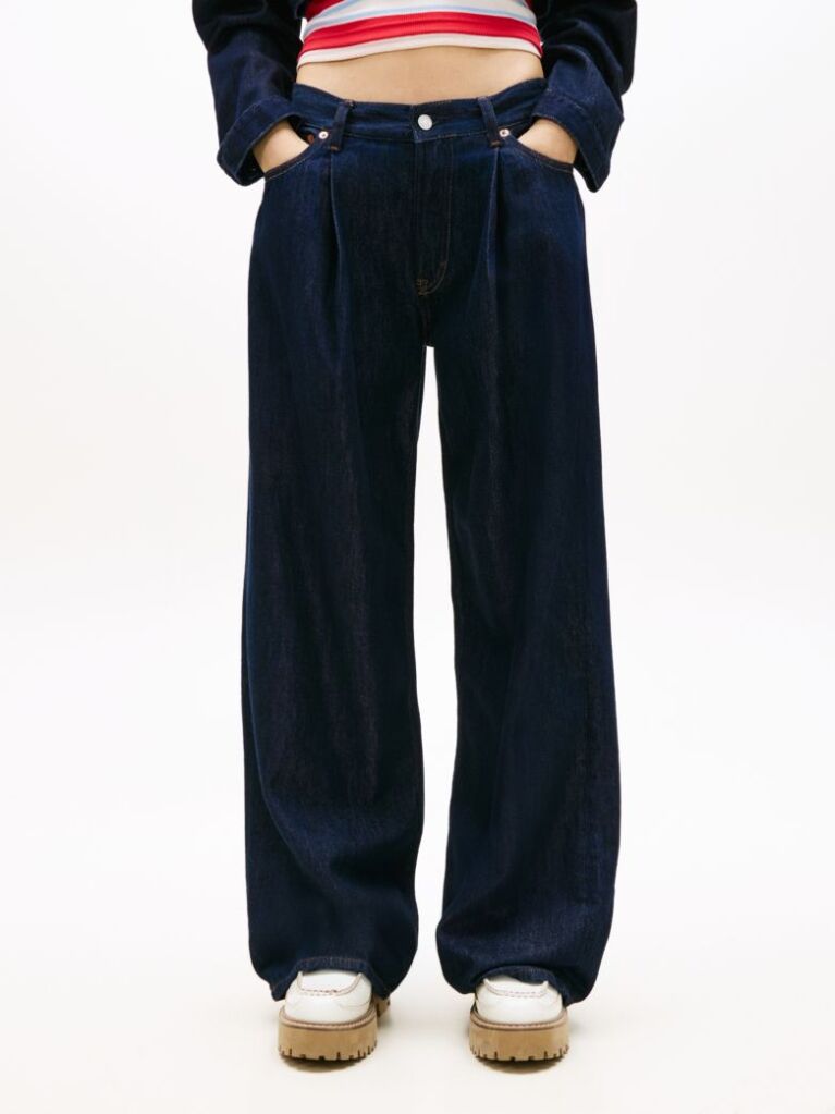 Denim Τζιν Σε Loose Ίσια Γραμμή Με Κανονική Μέση Και Πιέτες  Γυναίκες