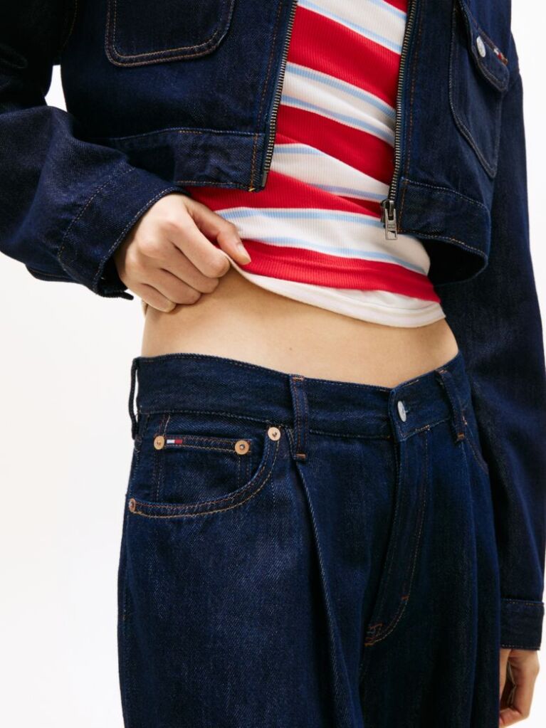 Denim Τζιν Σε Loose Ίσια Γραμμή Με Κανονική Μέση Και Πιέτες  Γυναίκες