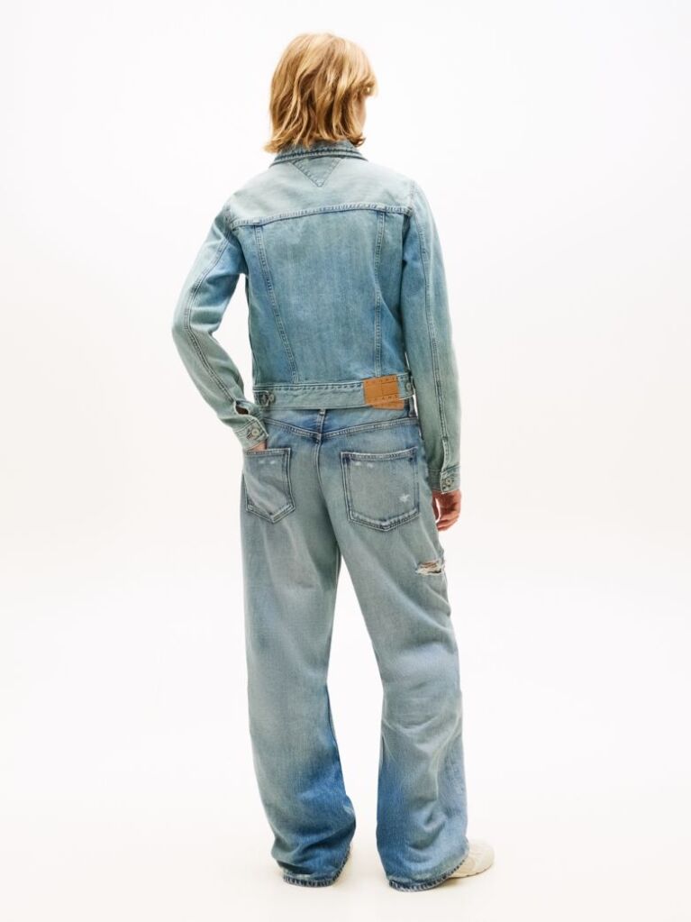 Denim Άνετο Denim Τζάκετ Με Ξεθωριασμένο Φινίρισμα  Γυναίκες