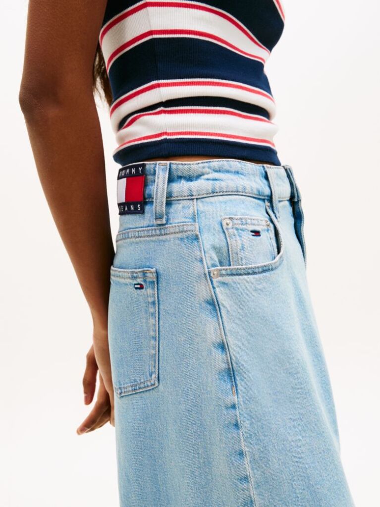 Denim Ξεθωριασμένο Τζιν Με Balloon Tapered Γραμμή  Γυναίκες