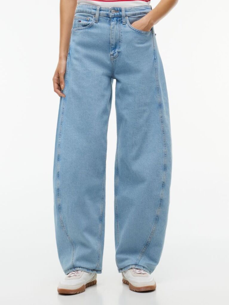 Denim Τζιν Σε Γραμμή Barrel Με Λοξή Ραφή  Γυναίκες