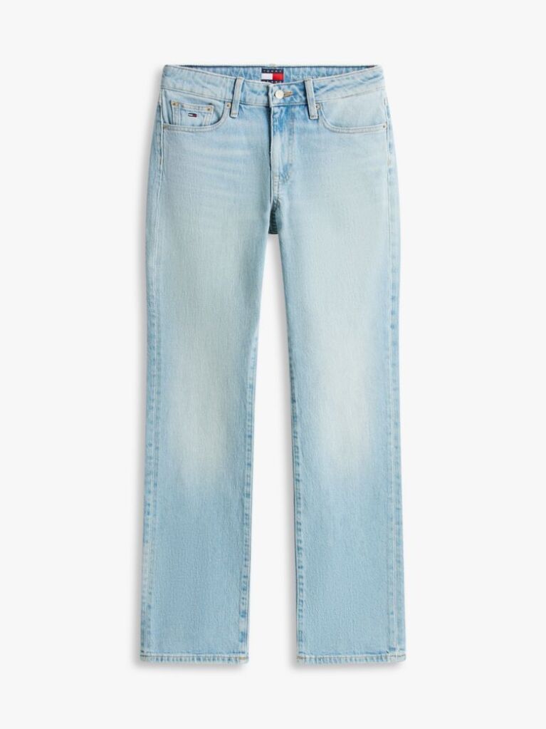 Denim Slim Τζιν Με Κανονική Μέση Και Κεντητό Σημαιάκι  Γυναίκες