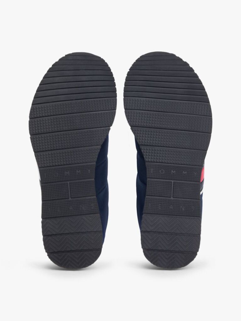 Μπλε Sneakers Με Μίξη Υφών Και Πίσω Αντίθεση  Άνδρες