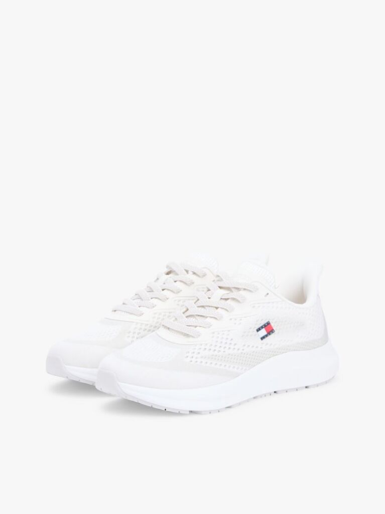 Άσπρο Sneakers Με Π[λεκτό Φινίρισμα  Άνδρες
