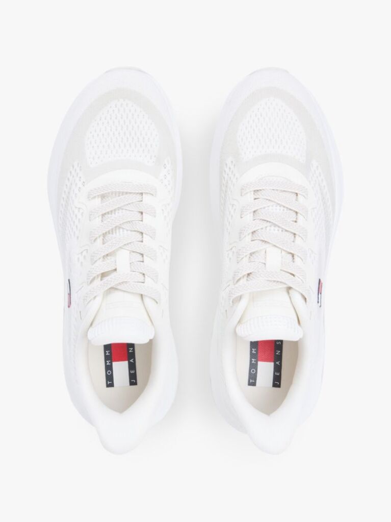 Άσπρο Sneakers Με Π[λεκτό Φινίρισμα  Άνδρες