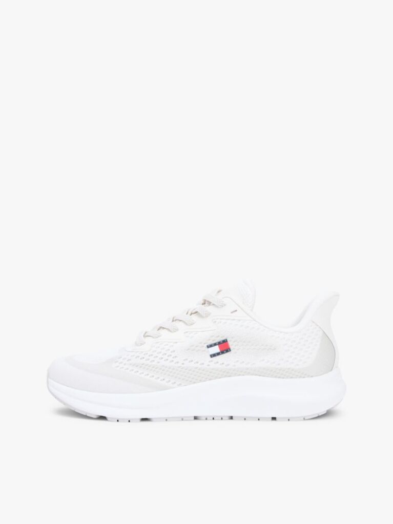 Άσπρο Sneakers Με Π[λεκτό Φινίρισμα  Άνδρες