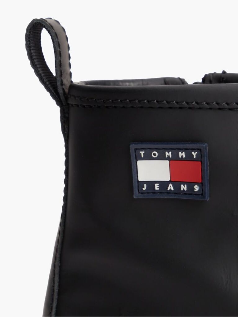 Black Archive Leather Lace-Up Mid Boots  Men