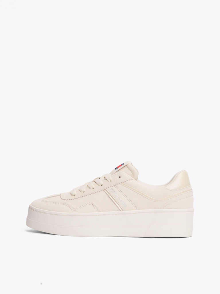 Μπεζ The Greenwich Σουέτ Sneakers Με Flatform  Γυναίκες