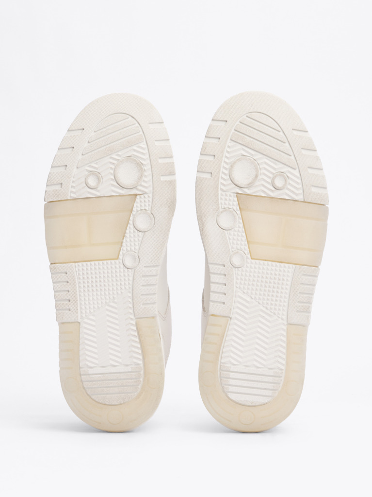 Μπεζ The Brooklyn Δερμάτινα Sneakers  Γυναίκες