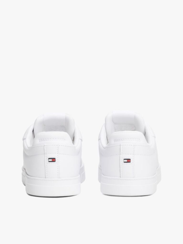 Άσπρο Essential Δερμάτινα Δετά Sneakers  Άνδρες
