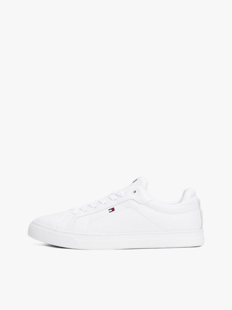 Άσπρο Essential Δερμάτινα Δετά Sneakers  Άνδρες