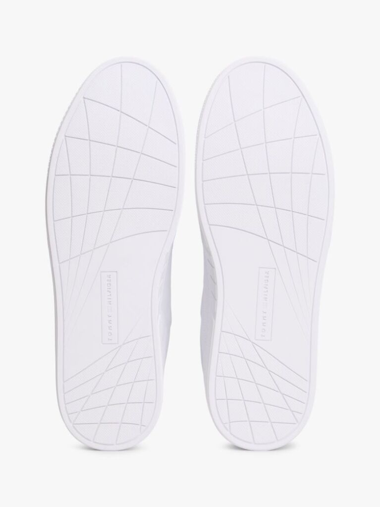 Άσπρο Essential Δερμάτινα Δετά Sneakers  Άνδρες