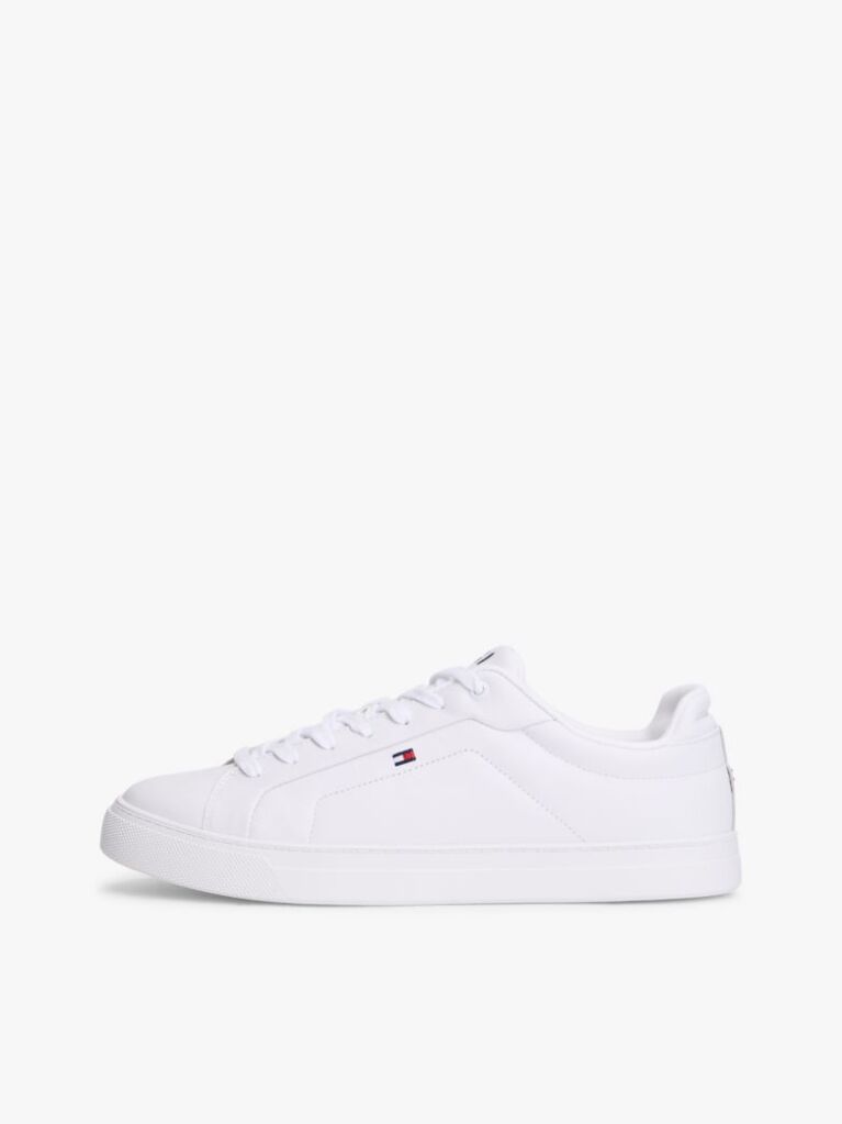 Άσπρο Essential Δερμάτινα Δετά Sneakers  Άνδρες